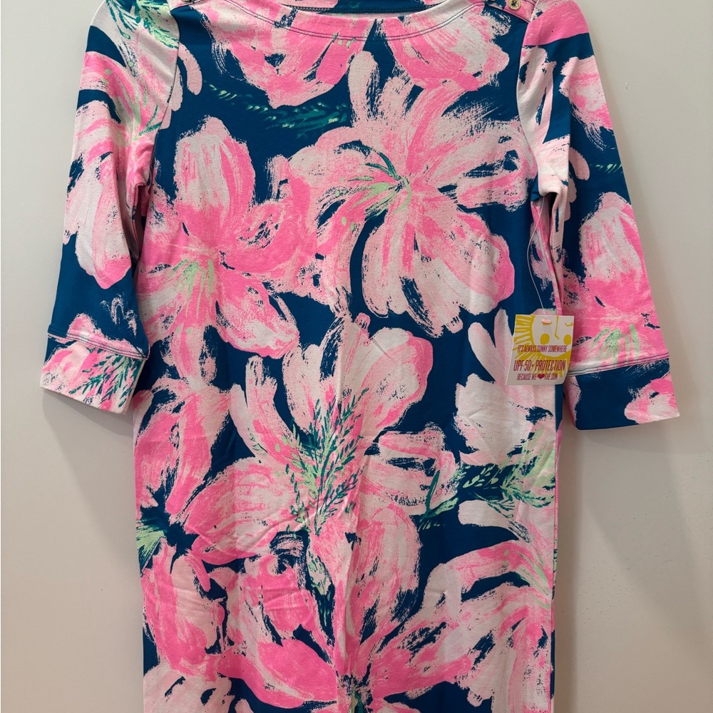 Lilly Pulitzer Pink and Blue Patterned Top